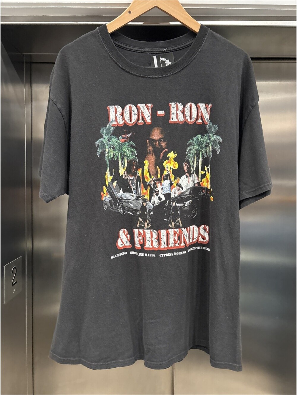 Men’s Ron Ron Rap Tee Concert Shirt Sz XL